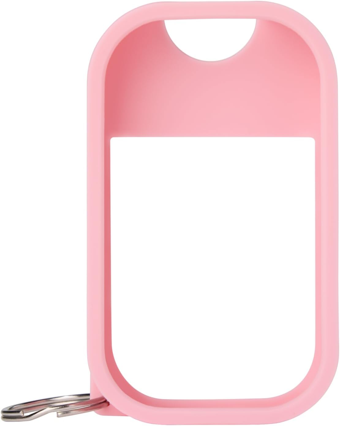 Touchland Hand Sanitizer Mist Case 1FL. OZ., Protective and Stylish Hand Sanitizer Spray Accessory, Silicone Case with Keyring, Icy White