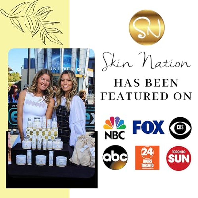 Skin Nation Super Firming Cream, Hydrating Body Lotion with Shea Butter, Glycolic Acid, Aloe Vera, Can Help Smooth Crepey Skin and Support Firmer Neck & D?collet?, 4 oz