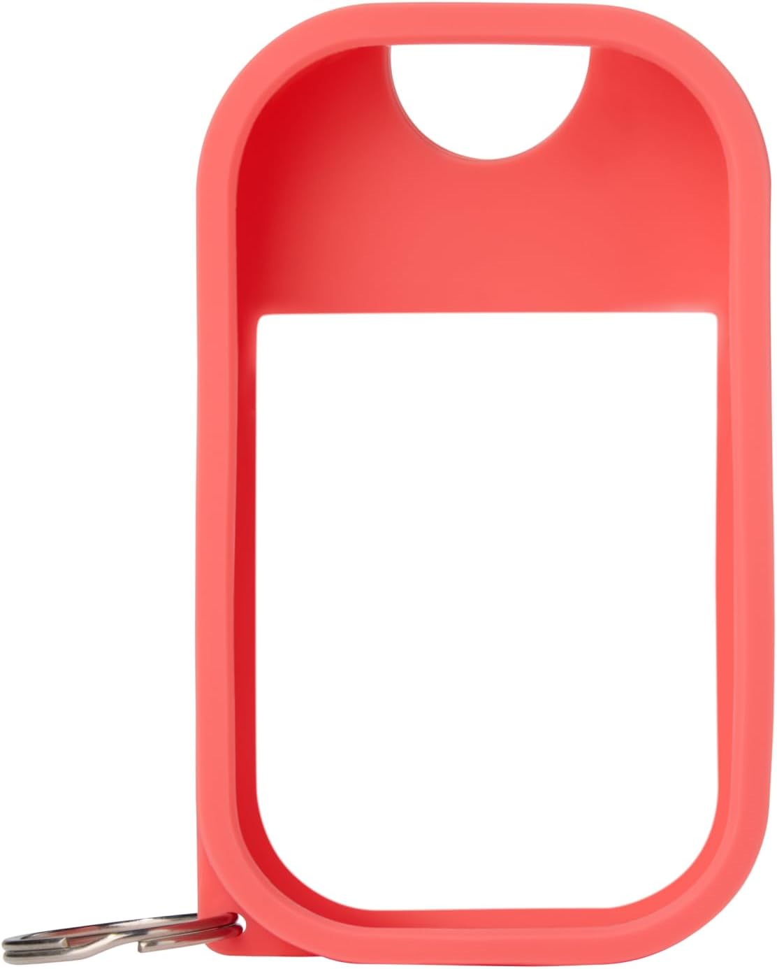 Touchland Hand Sanitizer Mist Case 1FL. OZ., Protective and Stylish Hand Sanitizer Spray Accessory, Silicone Case with Keyring, Icy White
