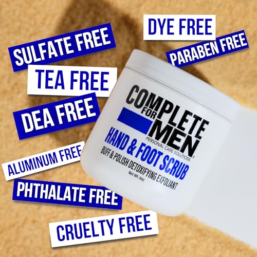 Hand and Foot Scrub: Exfoliating Feet, Hand Exfoliant, Sugar Scrub for Dry Skin, Moisturizing Rough Skin Remover, Ideal for Hands and Feet Care, Scrub for Men