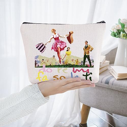 BWWKTOP Sound Musical Cosmetic Makeup Bag Von Trapp Gift Do Re Mi Fa So La Ti Theater Zipper Pouch Bag Musical Merchandise (Do Re Mi)