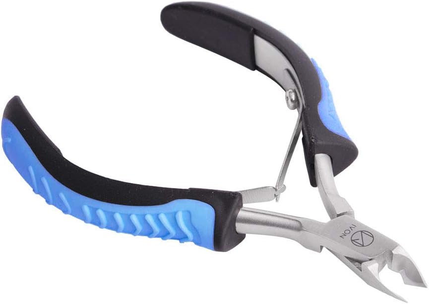 IVON Cuticle Trimmer, Non-Slip Professional Cuticle Nipper Stainless Steel Cutter