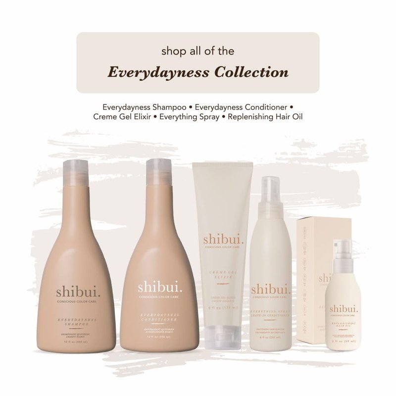SHIBUI Everydayness Shampoo, Gentle Daily Cleanser with Rose Water & Saké, For Fine to Medium Hair, Color-Safe & Silicone-Free, 33.8 Fl Oz