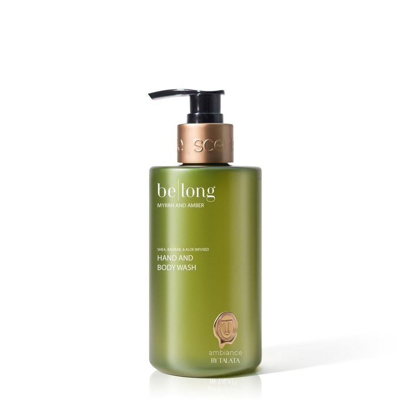 Ambiance by Talata Hand & Body Wash - Shea, Baobab & Aloe Infused - BE-LONG (Myrrh & Amber)