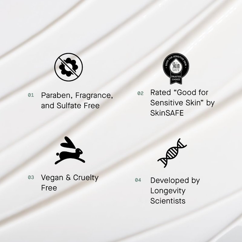 OneSkin FACE OS-01 Peptide Topical Supplement MINI | Skin Longevity Age Reversal Moisturizer | Safe for Sensitive Skin, Fragrance-Free, 15 mL / 0.5 oz