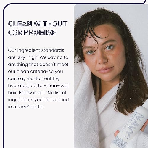 NAVY Hair Care Search & Rescue Fortifying Treatment Serum | Biotin-Enriched Botanical Blend with Chamomile Extract, Coconut & Rosehip Oil | Strengthens, Nourishes & Promotes Hair Growth | 4 oz