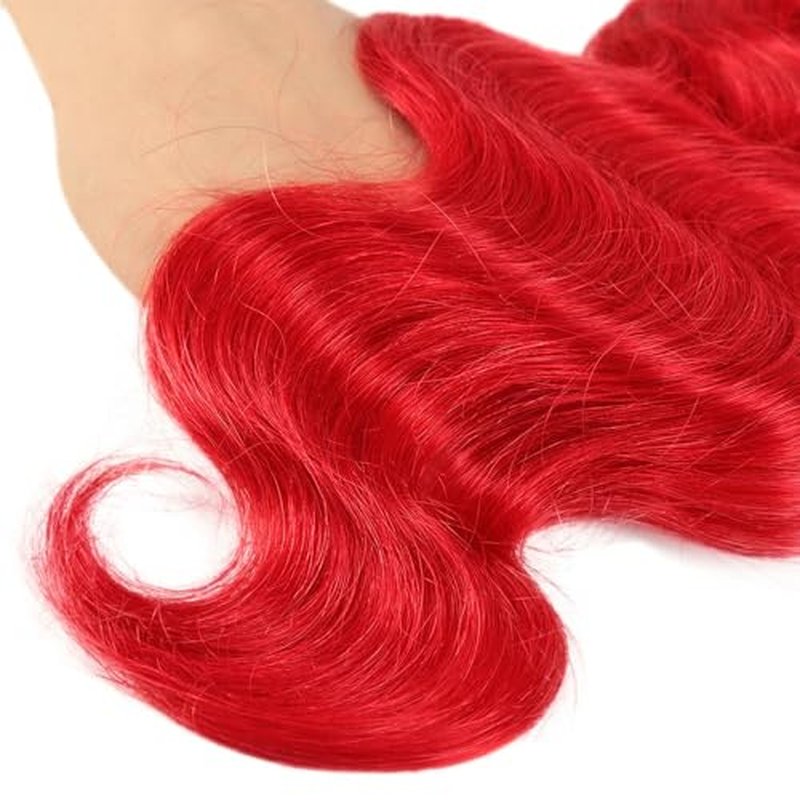 Wine Red Bundles Human Hair Burgundy Body Wave 3 Bundles 20 20 20 Inch Unprocessed Brazilian Virgin Remy Hair Double Weft Weave Human Hair Extensions