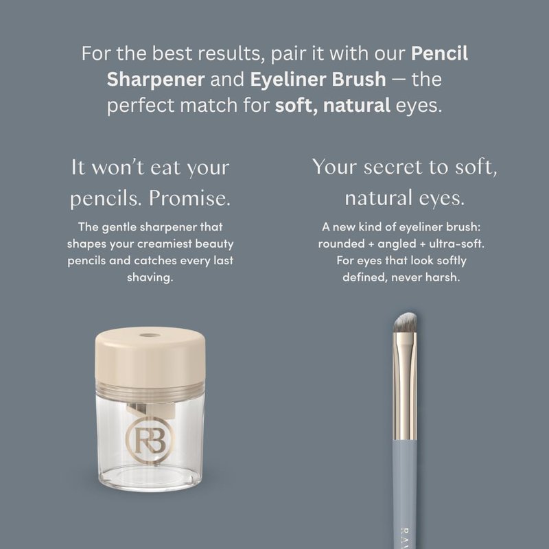 Ravie Beauty Soft Definition Longwear Waterline Pencil DUNE – Nude Waterline Eye Brightener, Waterproof Inner Rim Eyeliner, White Eyeliner Alternative, Vegan