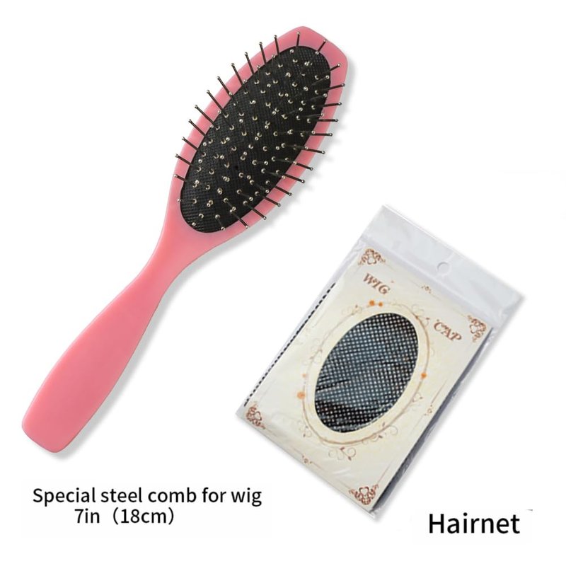 HUAISU 22 Inch Long Black High Density Synthetic Straight Hair Wig with Bangs Natural Looking Wig for Women