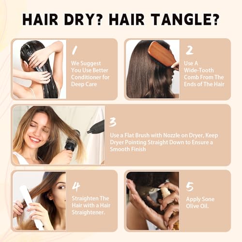 Sassina Straight Clip in Hair Extensions 22Inch Double Weft Human Hair Clips in Extensions Full Head Dark Brown Straight Clip in Remy Hair Extensions 8 Pcs with 18 Clips 120 Grams #2