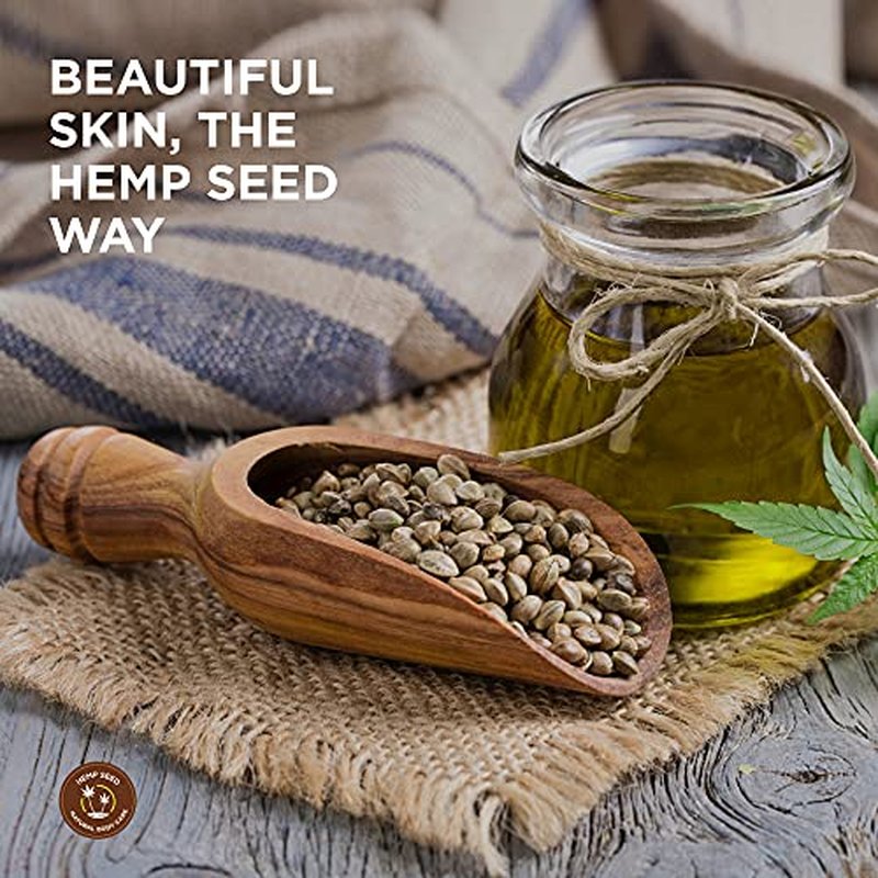 Hemp Seed Skin Butter - 8 oz. - Total Body Moisturizer - Hemp Seed Oil, Jojoba Oil, Shea Butter - Vegan & Cruelty Free
