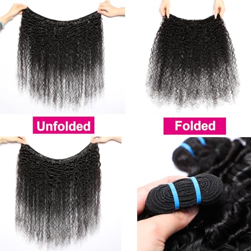 Lemoda Burmese Curly Bundles Human Hair 14 14 14 Inch 100% Unprocessed Virgin Weave 3 Bundles Real Human Hair Extensions 14A Raw Burmese Curly Human Hair Bundles for Black Women Natural Black