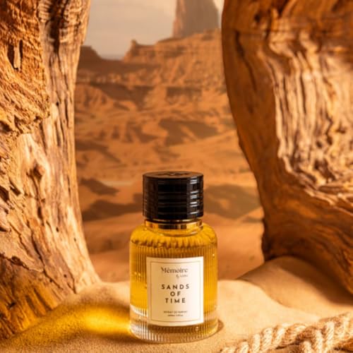 Azha Sands of Time Long Lasting Arabian Perfumes for Women - Extrait De Parfum Spray 100 ML (3.4 OZ) with Bergamot, Saffron & Sandalwood Notes ? Classic Ladies Perfume and Elegant Gift for Women