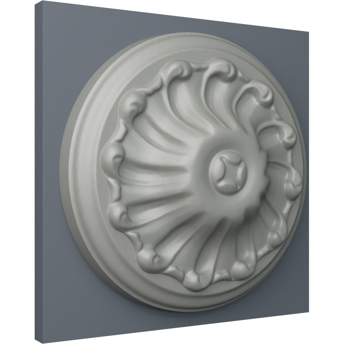 Ekena Millwork ROS05X05MU Mullin Round Rosette, 5 7/8"OD x 1 5/8"P, Primed