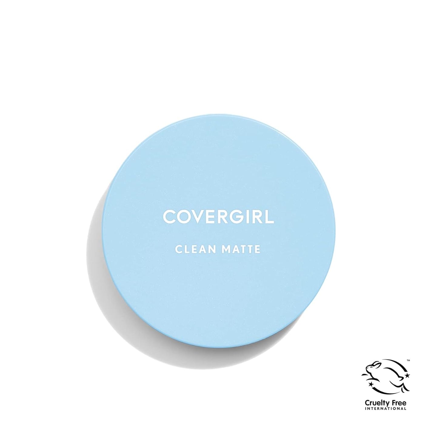 COVERGIRL Clean Matte Pressed Powder, Oil Control Powder, 1 container, .35 Fl Oz, Face Powder, Oil Free Loose Powder, Matte Finish, Lightweight, Shine Free Formula, Leaves Skin Smooth and Clean