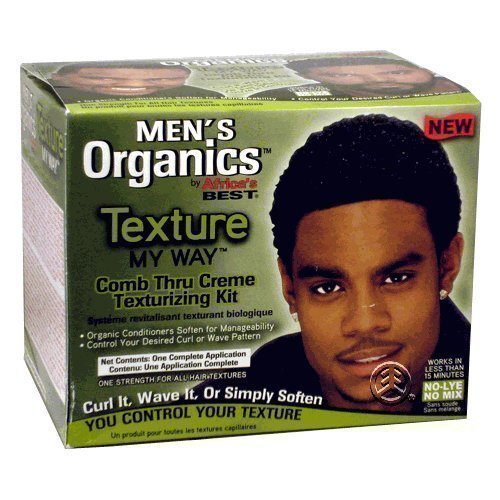 Organics Africa Best Texturizer My Way Comb Thru Kit For Men's