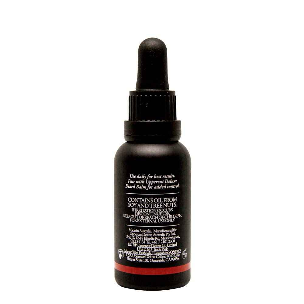 UPPERCUT DELUXE Conditioning Beard Oil, Patchouli & Leather Scent, 1 fl. oz.