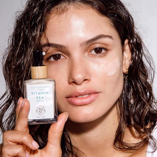 Vitamin C Face Serum for Glowing Skin 2-Pack, Rejuvenating Vitamin C Brightening Serum with Hydrating Organic Face Oils, Anti Aging Vegan Collagen Boosting Antioxidant Serum (30mL x 2)