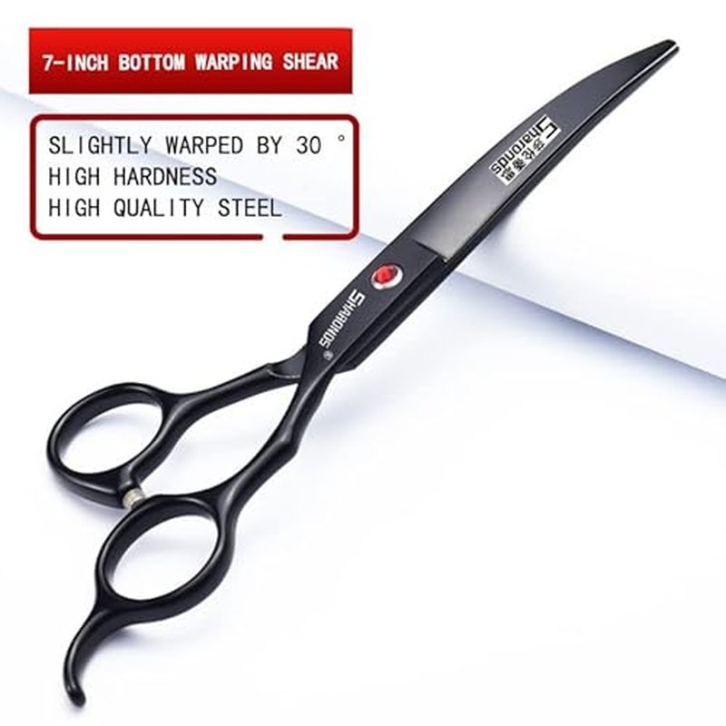 7/8 inch Haircut Scissors Hair Salon Styling Cut Hair Tools Thin Hairdresser Hair Special Tools (7-inch 4pc)