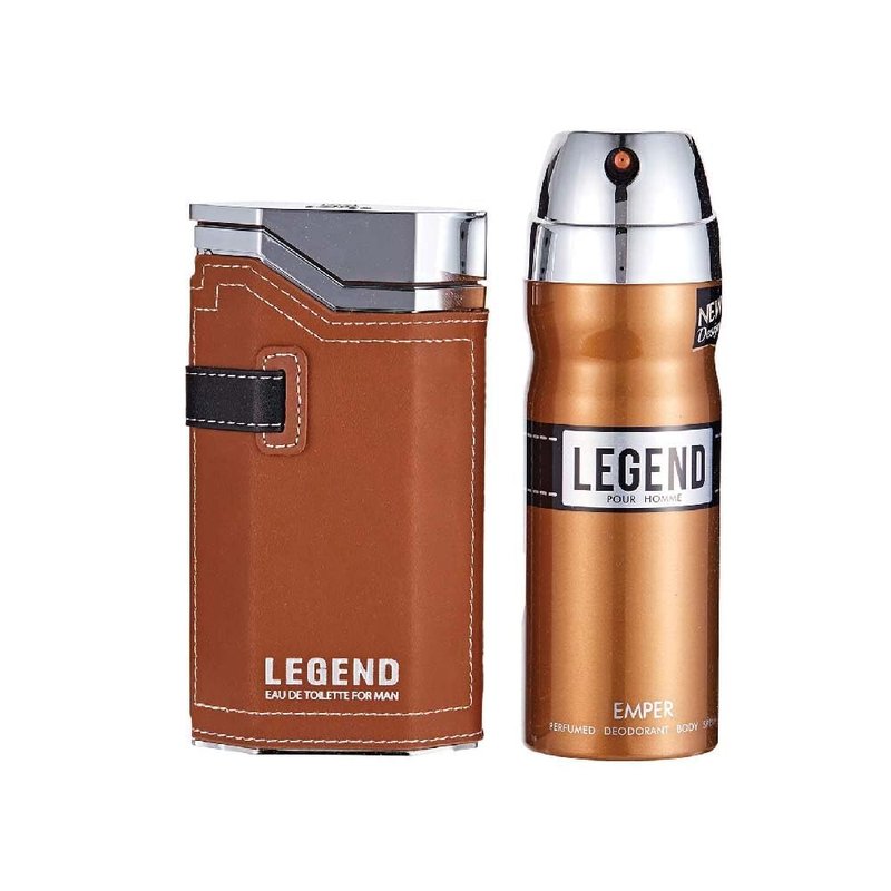 Emper Legend Men Eau De Toilette 100 ml + 200 ml Deodorant Combo Gift Set