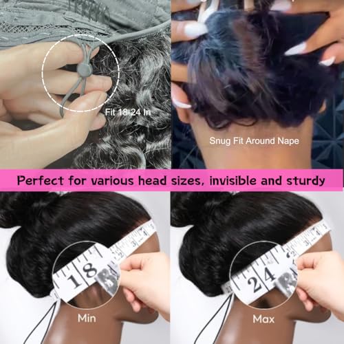28 Inch Deep Wave Lace Front Wigs Human Hair 13x6 HD Lace Front Wigs Pre Plucked 200% Density Glueless Wigs with Baby Hair Deep Curly Wig for Women