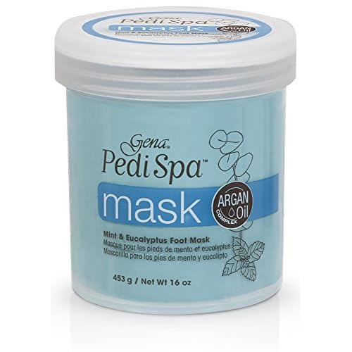 Gena Pedi Spa with Argan Oil Complex Pedi Spa Mask, 16 Ounce