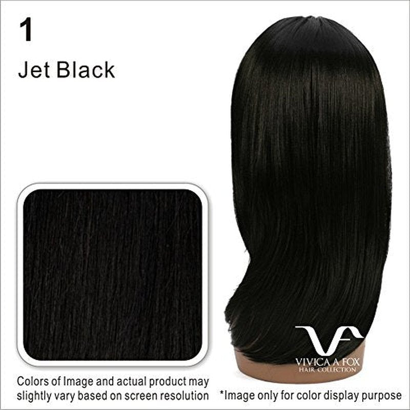 Vivica A. Fox ORLANDO-V Lace Front Wig, New Futura Synthetic Fiber in Color 1