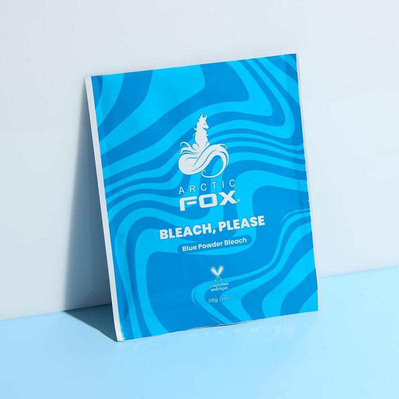 Arctic Fox Blue Powder Hair Bleach - Anti-Brass, Vegan, Cruelty Free, Quick Lightener - 1 oz