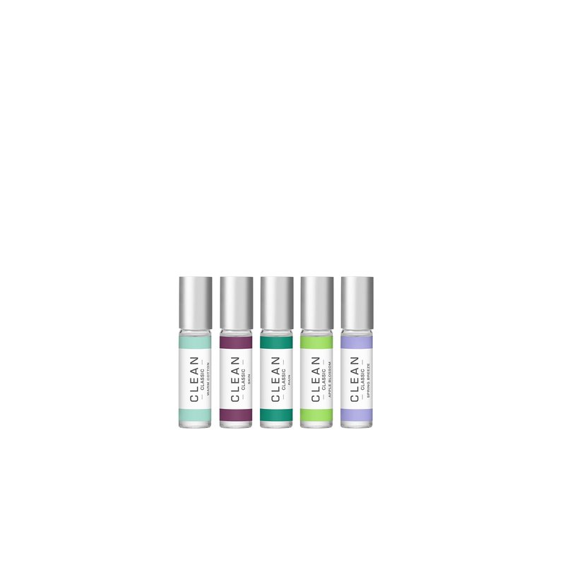 CLEAN CLASSIC Eau de Parfum Rollerball Fragrance Gift Set | Light, Layerable Fragrance | Vegan, Phthalate-Free, & Paraben-Free | Travel Size