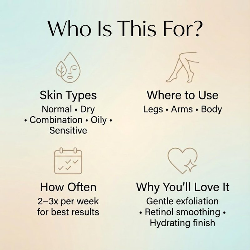 My Beauty Spot Scented Body Scrub for Women - Coconut Scented Body Scrub, Natural Exfoliating Body Scrub, Skin Exfoliator Infused with Retinol, Romoves Dead Skin From Body - Large 500 ml.
