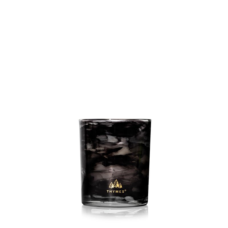 Thymes Noir Woods Scented Candles for Home Decor – Notes of Fresh Evergreen, Smoky Wood & Golden Amber – Luxury Home Fragrance Gifts for Women & Men – Burns Up to 40 Hrs (Boxed Votive Candle, 6.5 oz)