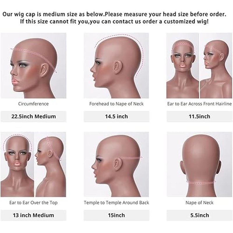 D?BUT Reddish Brown Glueless Wigs Human Hair Pre Plucked Straight Hair Lace Front Wigs 5x5 HD Lace Closure Wig for Women Daily Use 18 Inches