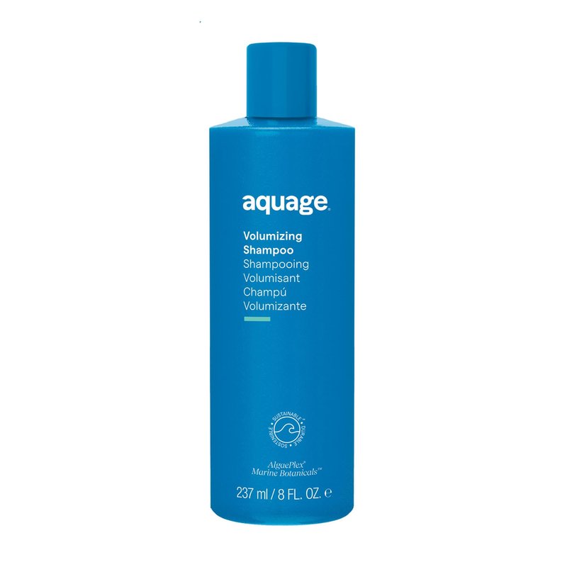 Aquage Volumizing Shampoo for Women & Men - Lightweight, Deep Cleansing Hair Shampoo with AlgaePlex - Long-Lasting Volume, Body & Shine for Fine, Thin Hair (8 oz)