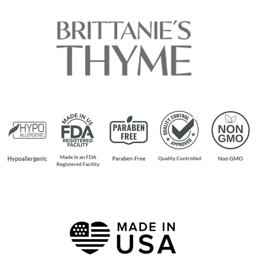 Brittanie's Thyme Pure Castile Liquid Soap Variety, Lavender/Peppermint/Lemon, 32 oz Pack of 3 | For Hair & Body, Gentle and Pure, Made with Natural Luxurious Oils, Vegan & Gluten Free Non-GMO