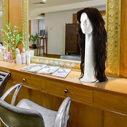 19'' Inch Styrofoam Head Foam Wig Head Mannequins, Style, Model & Display Women's Wigs, Hats & Hairpieces Stand - Extra Large, by Adolfo Designs
