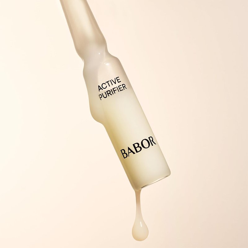 Babor Active Purifier Ampoule Concentrates - Tea Tree Oil for Refined, Revitalized Skin | Clean & Vegan, 7-Day Results