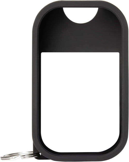 Touchland Hand Sanitizer Mist Case 1FL. OZ., Protective and Stylish Hand Sanitizer Spray Accessory, Silicone Case with Keyring, Icy White