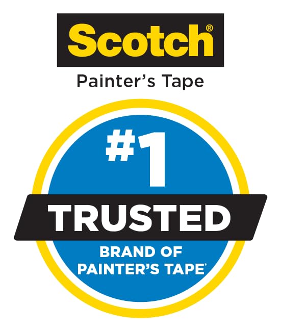 ScotchBlue Original Multi-Surface Painter's Tape, Blue, Paint Tape Protects Surfaces and Removes Easily, Multi-Surface Painting Tape for Indoor and Outdoor Use, 1.41 Inches x 60 Yards, 1 Rolls