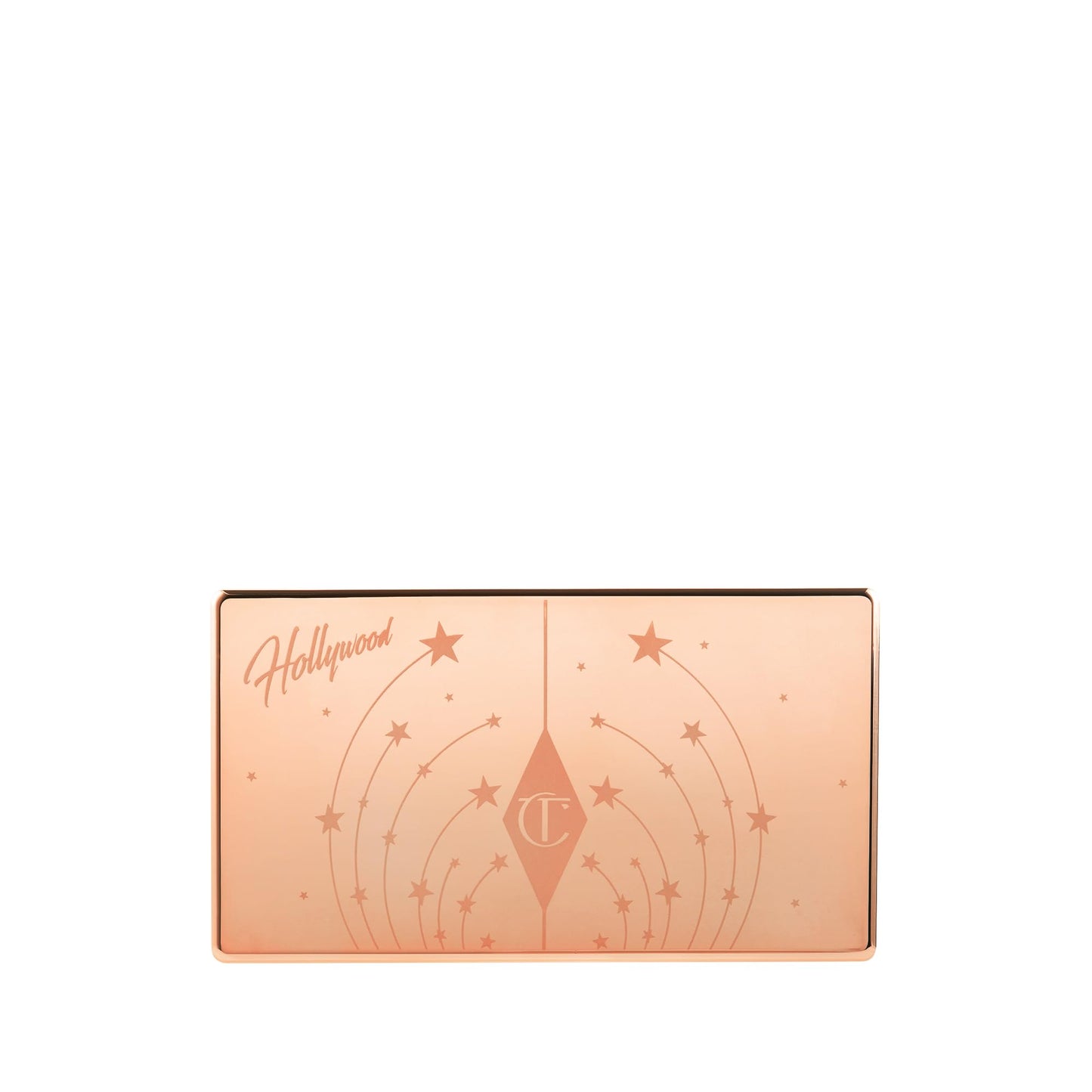 Charlotte Tilbury Mini Hollywood Blush & Glow Glide Palette - Blush & Highlighter Compact for a Gorgeous Glow and Pretty Pop of Color - Rosy Pink Blush/Pearlescent Pink Highlighter