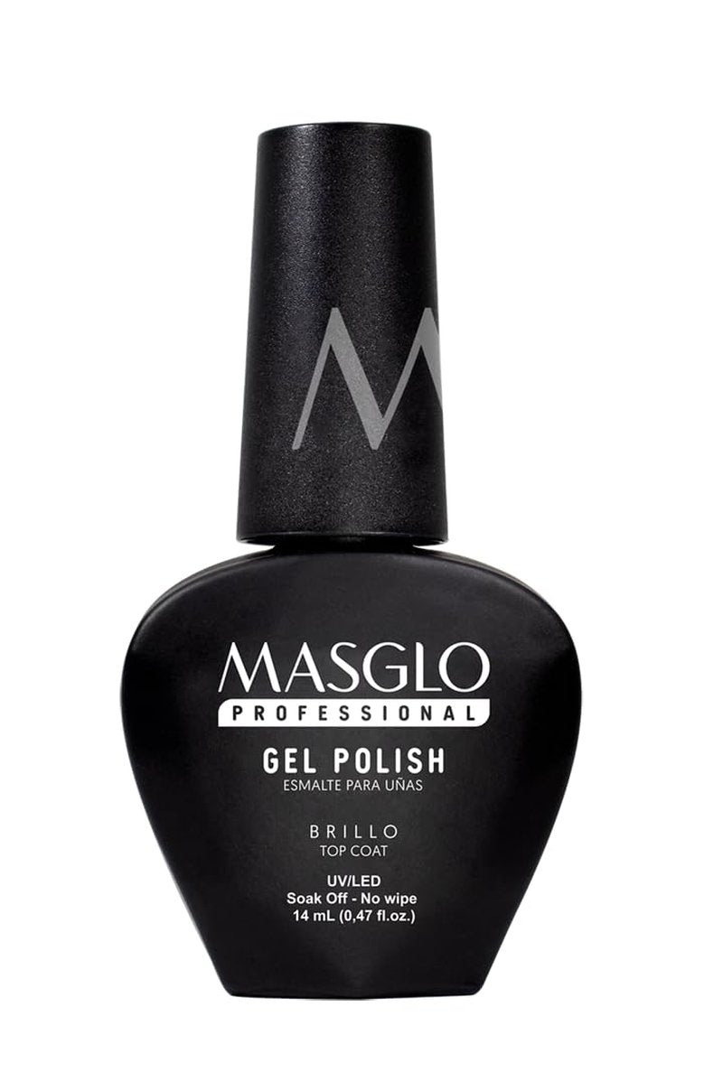 MASGLO Gel Polish Kit Perfect Start 3 PCs (2 Base Coats, 1 Top Coat) - Bases y Brillos Semipermanentes