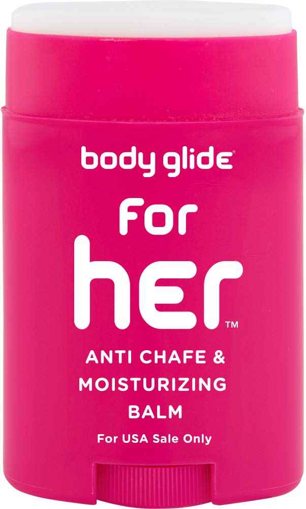 BodyGlide For Her Anti Chafe Balm1.5oz: anti chafing stick with added emollients. Prevent rubbing leading to chafing, raw skin, and irritation & body glide Original Anti-Chafe Balm