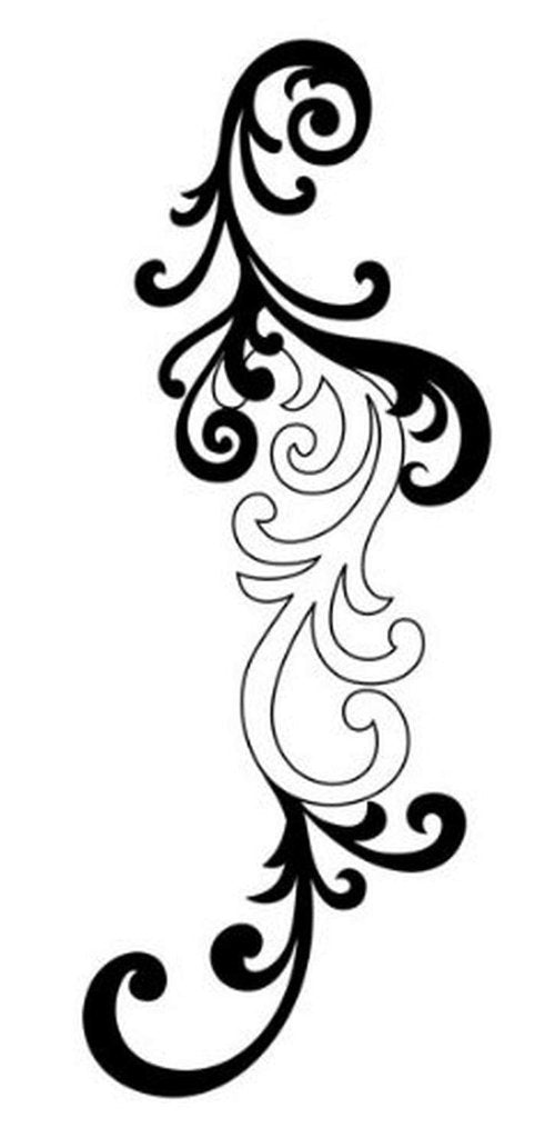 Prima 920517 10-1/2 by 7-1/4-Inch Donna Downey Foam Stamp, Swirls