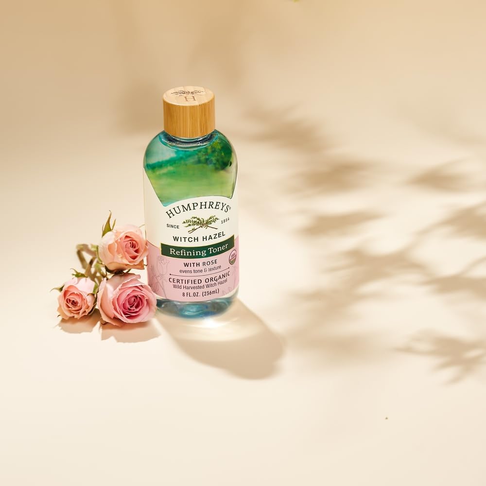 Humphreys Witch Hazel Nourishing Toner | Wild Harvested Witch Hazel & Aloe | Alcohol-Free | Natural | Hydrating | Soothing | 8 Fl Oz