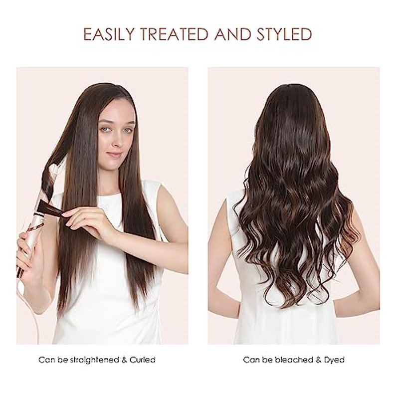 Sisily Clip in Hair Extensions Real Human Hair, 22 inch 170g, Jet Black, 100% Brazilian Remy Human Hair Clip in Extensions Soft Straight 7pcs Per Set with 16 Clips Double Weft