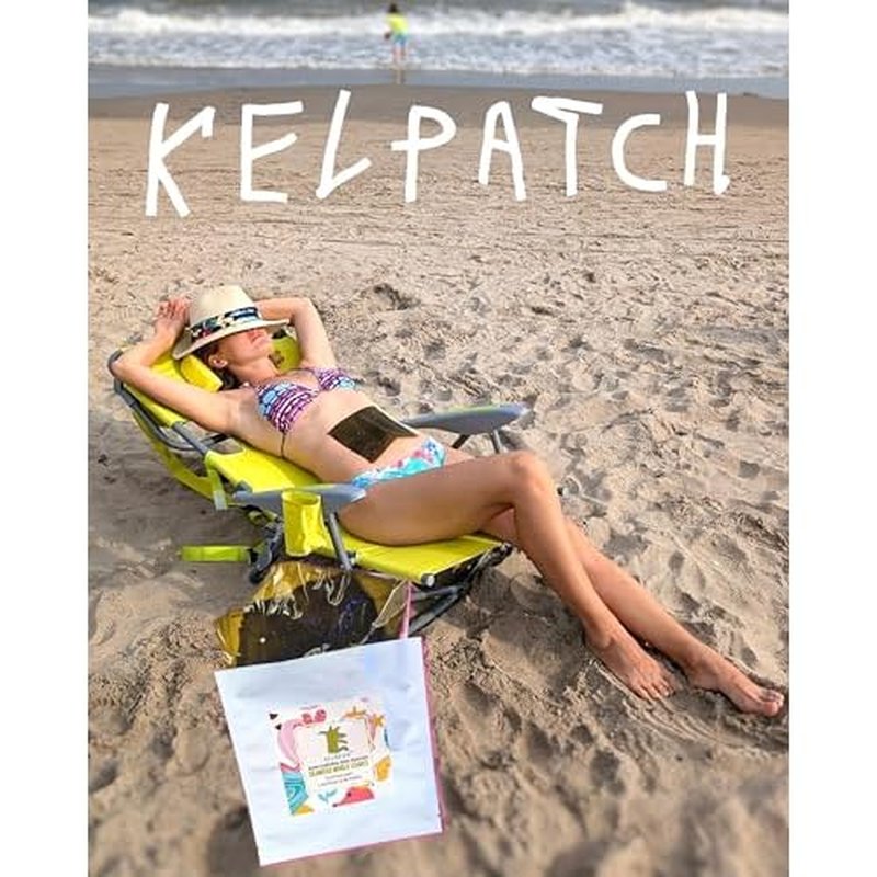 Cellulite Reduction Anti-Aging Natural Seaweed Patches Fortified With Caffeine And Retinol, Combat Sagging, Body Fat Deposits, Made in USA