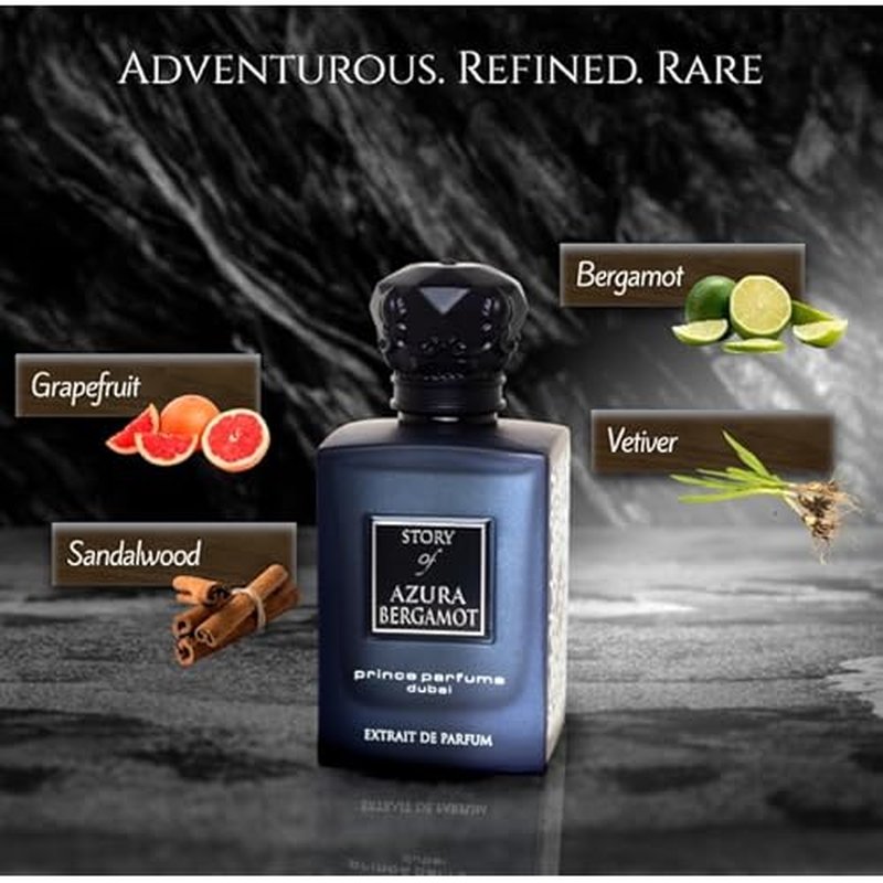 Prince Parfums Dubai ? Men¡¯s Discovery Kit ? 5 Luxury Extrait de Parfum Sprays (10ml Each) ? Wafa, Majestic Oudh, Bois de Guaiac, Azura Bergamot & Amber Woods ? Long Lasting Cologne Gift Set for Him