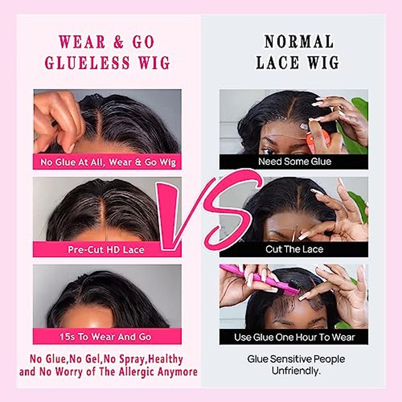 Glueless Wigs Human Hair Pre Plucked Pre Cut 4/27 Highlight Ombre Honey Blonde Curly Wigs Human Hair for Beginners 4x4 Deep Wave Lace Closure Glueless Wigs for Black Women 18 Inch