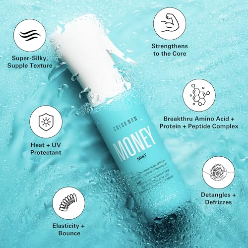 COLOR WOW MONEY MIST ? Luxe Leave-in Conditioning Treatment for Glossy, Expensive-Looking Hair | Moisturizes, Defrizzes & Detangles for smooth, silky texture