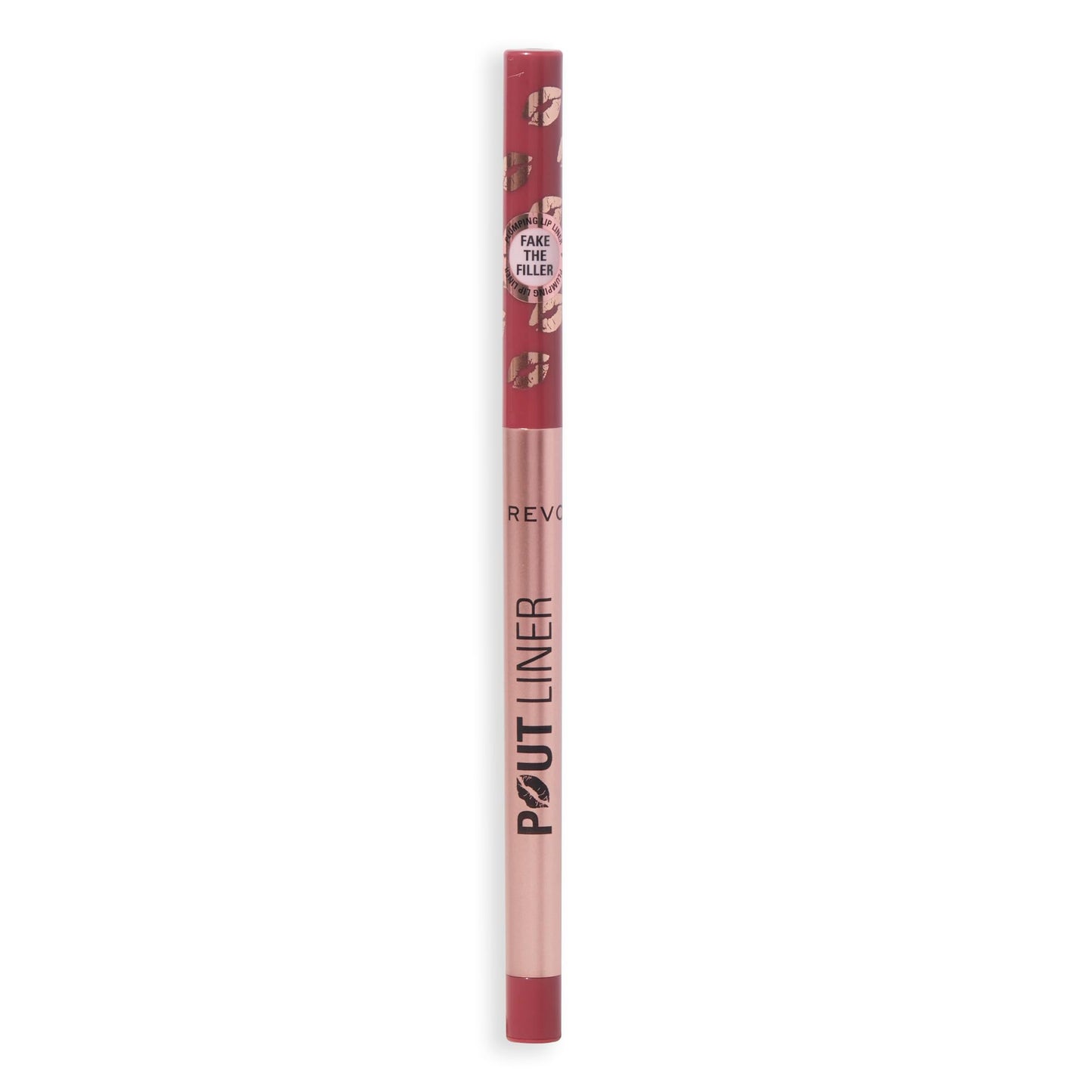 Revolution Beauty London, Pout Bomb Plumping Lip Liner, Long-Lasting Lip Shaper with Hyaluronic Acid & Vitamin E, Vegan & Cruelty-Free, Warm Peach Orange