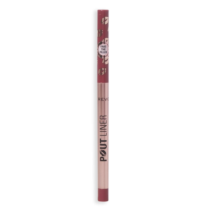 Revolution Beauty London, Pout Bomb Plumping Lip Liner, Long-Lasting Lip Shaper with Hyaluronic Acid & Vitamin E, Vegan & Cruelty-Free, Warm Peach Orange